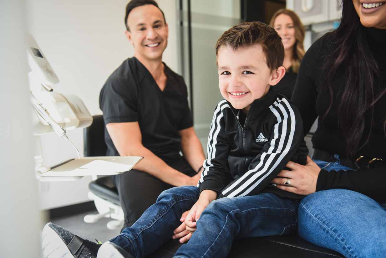 Smiling Kid at Dentist | Odeon Dental | Marda Loop Dentist